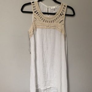 White Vasna Sleeveless Dress